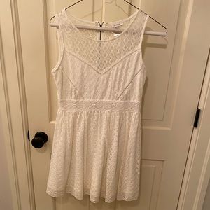 Esley white lace dress
